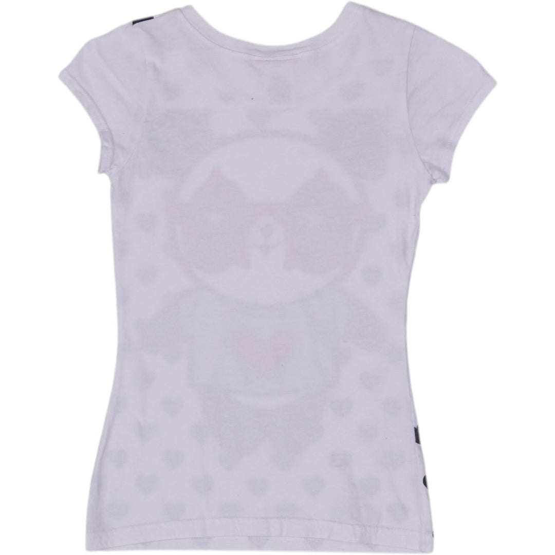 Y2K Ladies Flourish Girl Flourish Girl Panda Graphic T-Shirt  Size L