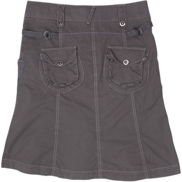 Y2K Ladies LTB 1948 Gorpcore Flared Pocket Cargo Utility Mini Skirt Size S