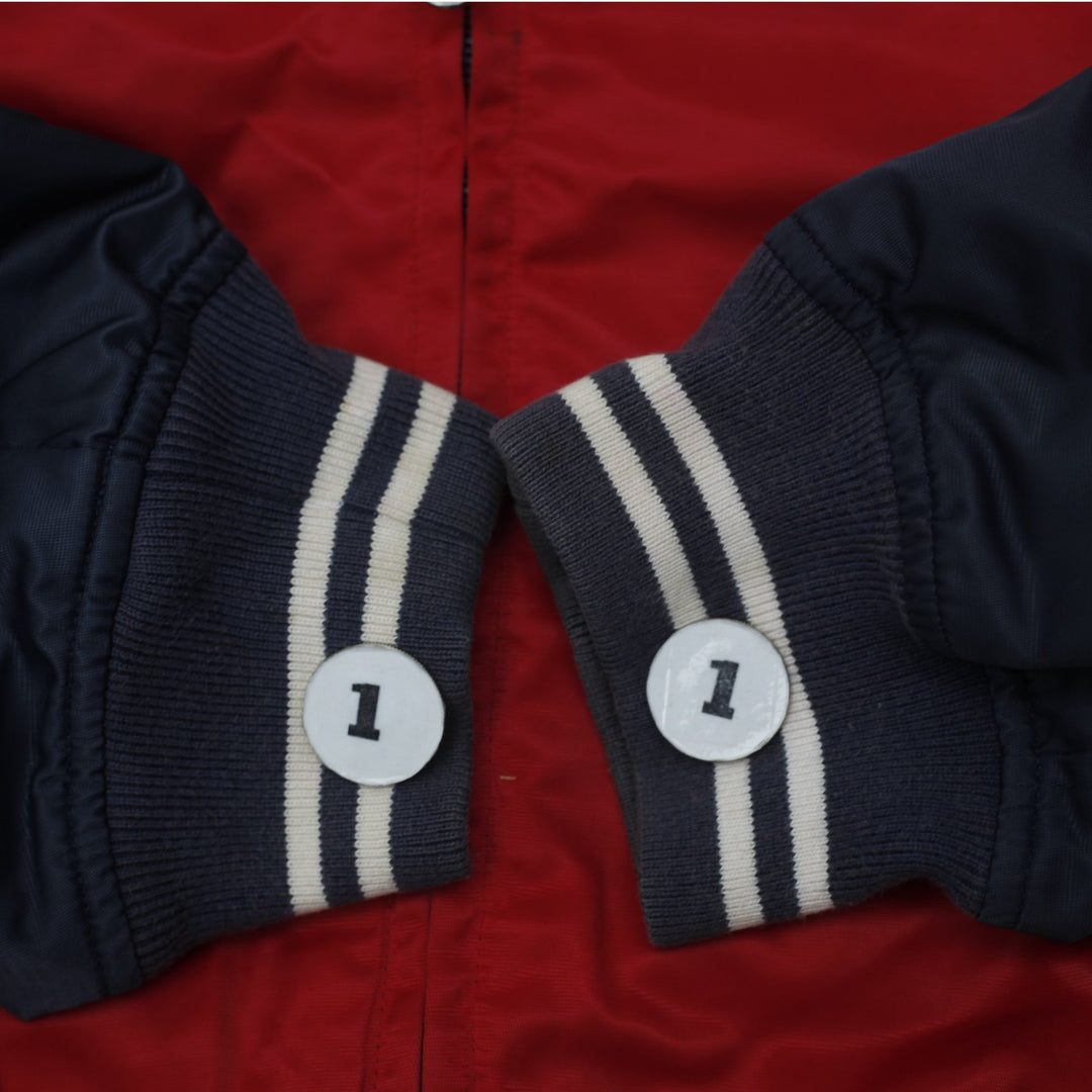 Y2K Mens Rocawear Navy Red Zip Up Bomber Jacket Size XL | Migration_Jackets - Detail View | Fashion Rerun