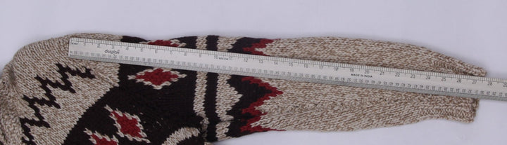 Vintage 50s Cowichan-style Mary Maxim Wool Knitwear Size XL | Migration_Jumper & Knitwear - View 10 | Fashion Rerun