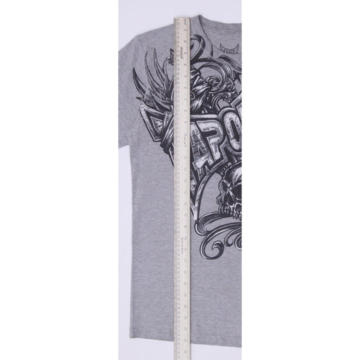 Y2K Mens Skull & Sword Graphic T-Shirt Size M