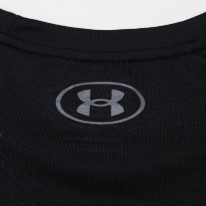 Mens Under Armour Tech Tee Black Short Sleeve Athletic Size L