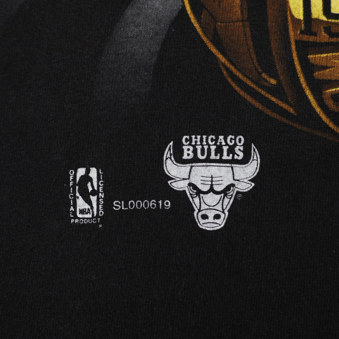 Vintage 1993 Chicago Bulls Salem Three Peat World Champions T-Shirt Made in USA | Migration_T-Shirts - View 6 | Fashion Rerun
