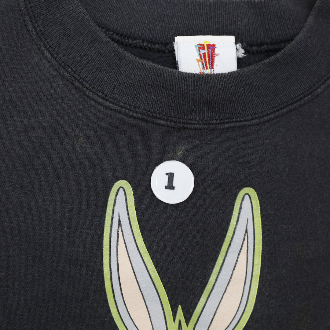 Vintage Looney Tunes Bugs Bunny Spooky Town Crewneck Sweatshirt Made In USa