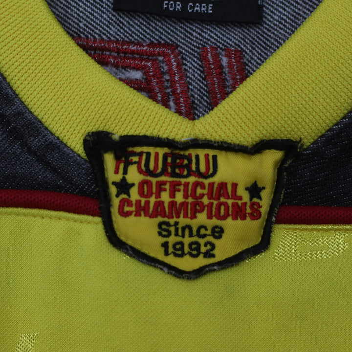 Vintage FUBU 05 Official Champions Jersey Yellow/Black Size L Youth - Fashion Rerun Vintage Migration_Jersey