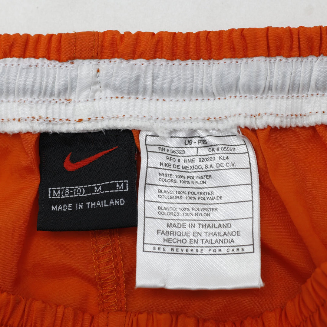 Vintage Nike Orange Polyester Shorts Size M | Migration_Shorts - Back View | Fashion Rerun