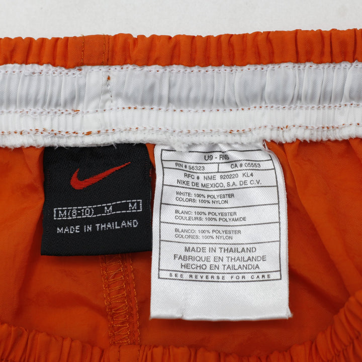 Vintage Nike Orange Polyester Shorts Size M | Migration_Shorts - Back View | Fashion Rerun