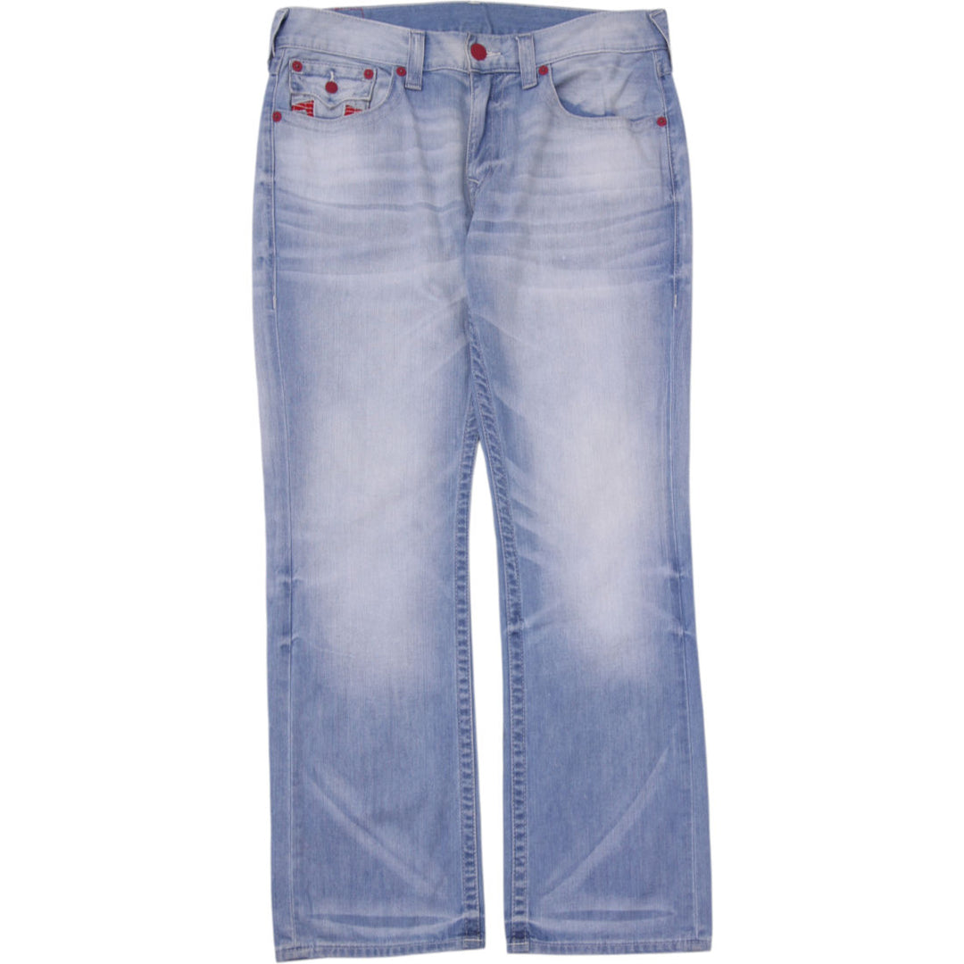 Y2K Mens True Religion Section Straight Jeans Size 36