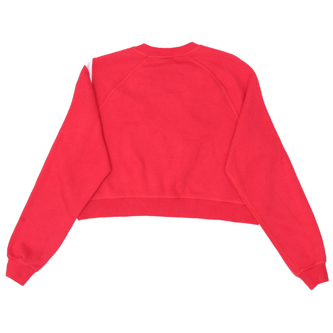 red nike crop sweatshirt