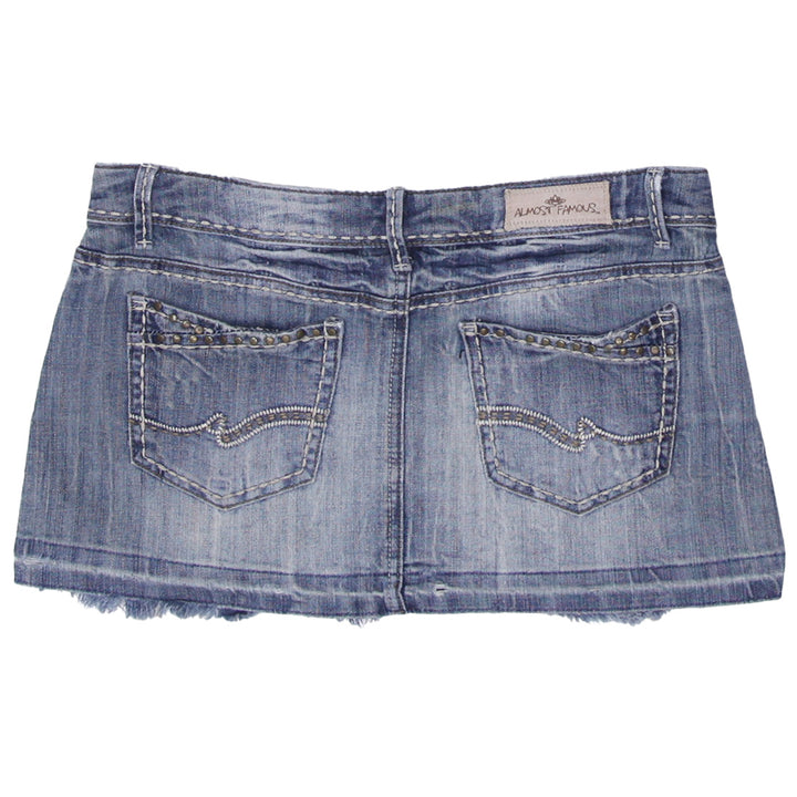 Y2K Ladies Almost Famous Denim Mini Skirt