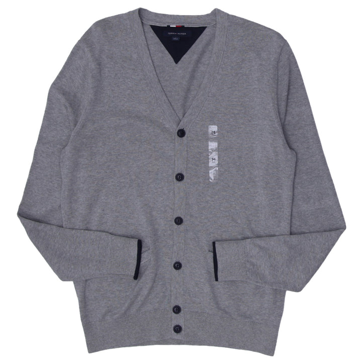 Mens Tommy Hilfiger Gray Button Cardigan
