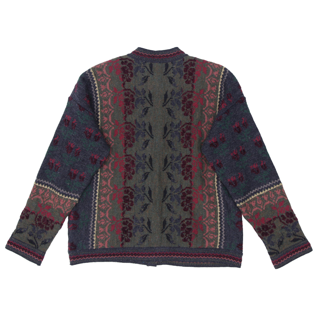 Vintage Cherry Levis  Wool Cardigan Sweater Ladies - Fashion Rerun Vintage Migration_Sweaters