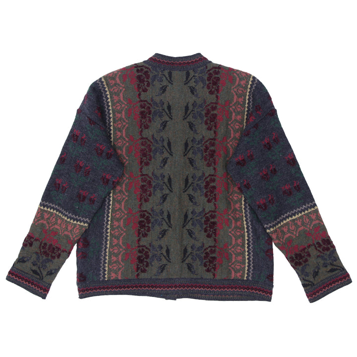 Vintage Cherry Levis  Wool Cardigan Sweater Ladies - Fashion Rerun Vintage Migration_Sweaters