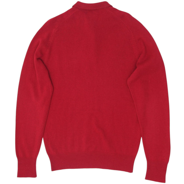 Vintage Polo By Ralph Lauren 100% Lambswool Polo Long Sleeve Sweater