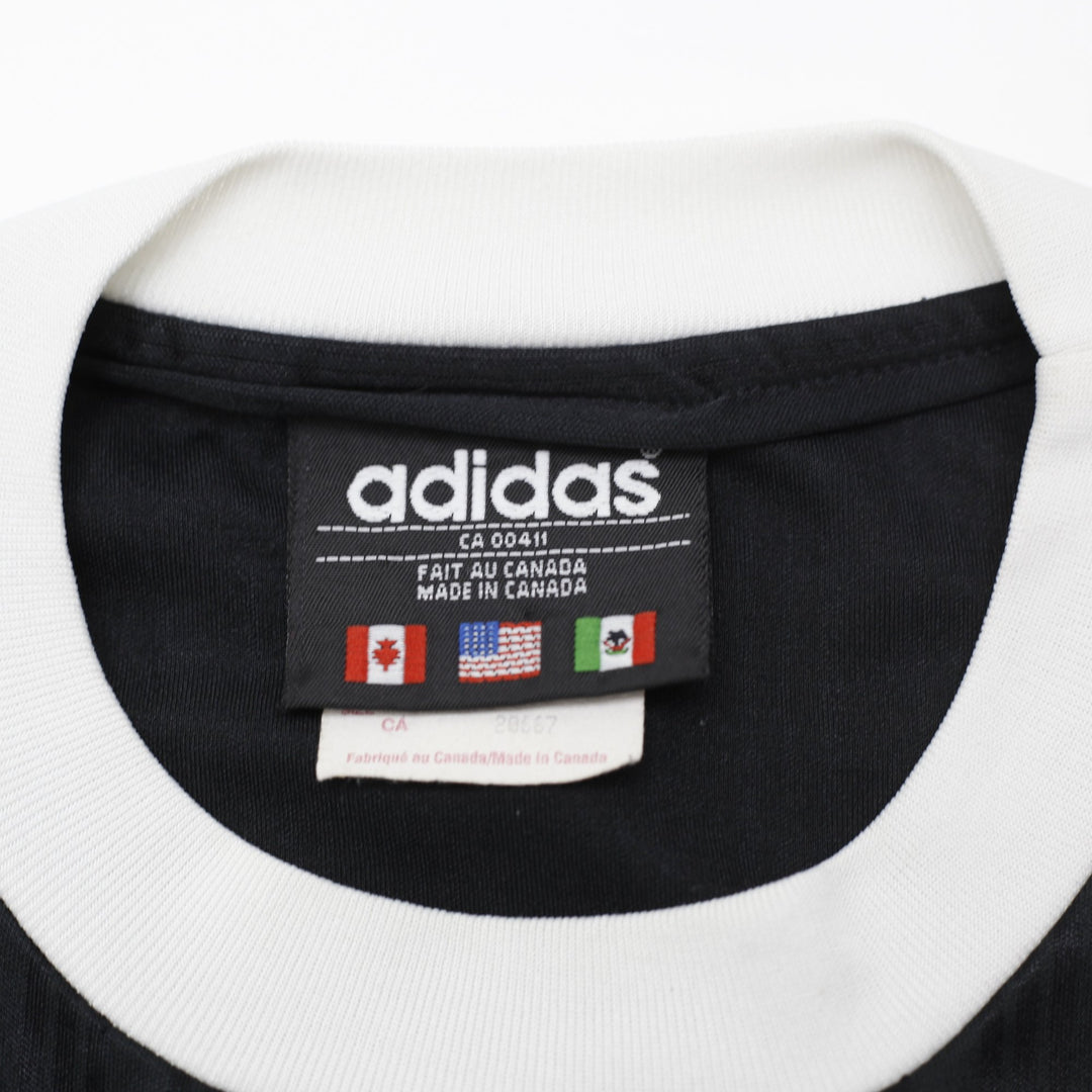 Adidas Striped Sleeve T-Shirt Size L | Migration_T-Shirts - Back View | Fashion Rerun