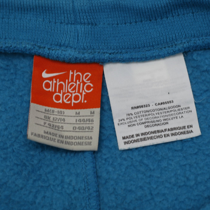Ladies Nike Athletic Dept Teal Drawstring Fleece Wide-Leg Sweatpants Size M