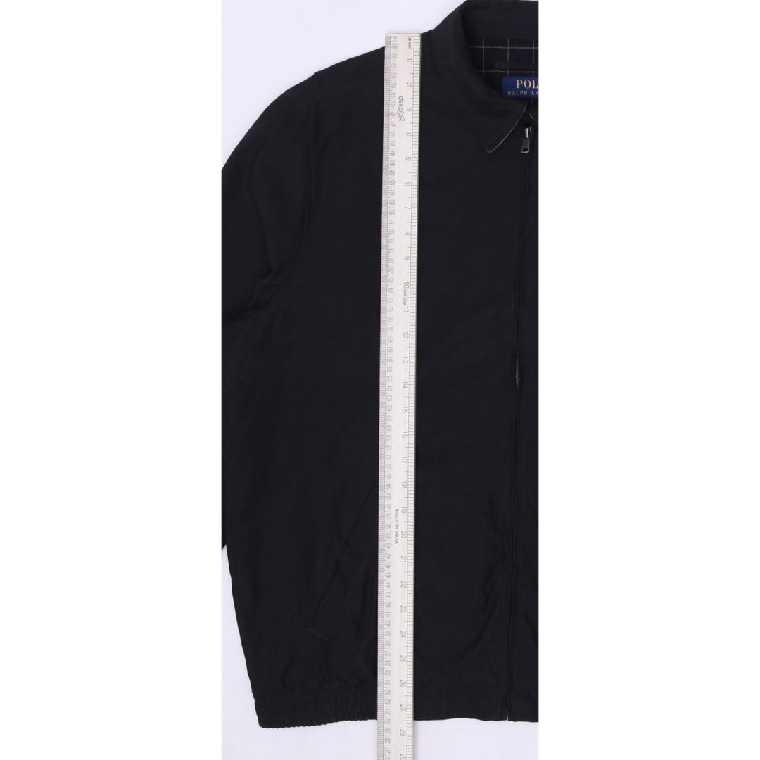 Mens Polo Ralph Lauren Black Zip Up Harrington Jacket