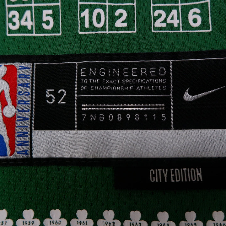 Mens Nike Jayson Tatum #00 Celtics Jersey Green