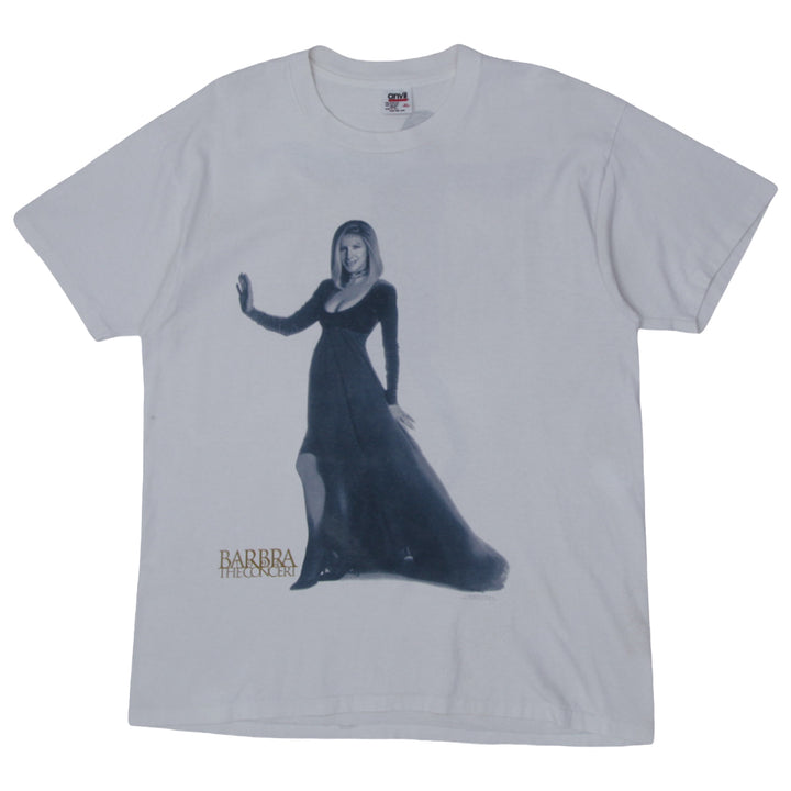 Vintage 1994 Barbara Streisand The Concert T-Shirt Single Stitch Anvil Made In USA Size XL - Fashion Rerun Vintage Migration_T-Shirt