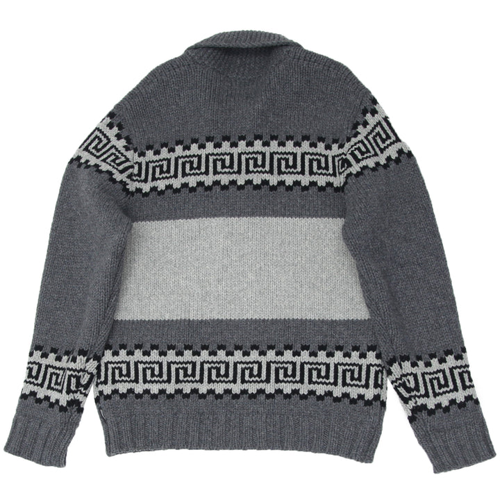 Vintage Woolrich Lambs Wool Full Zip Knitted Sweater