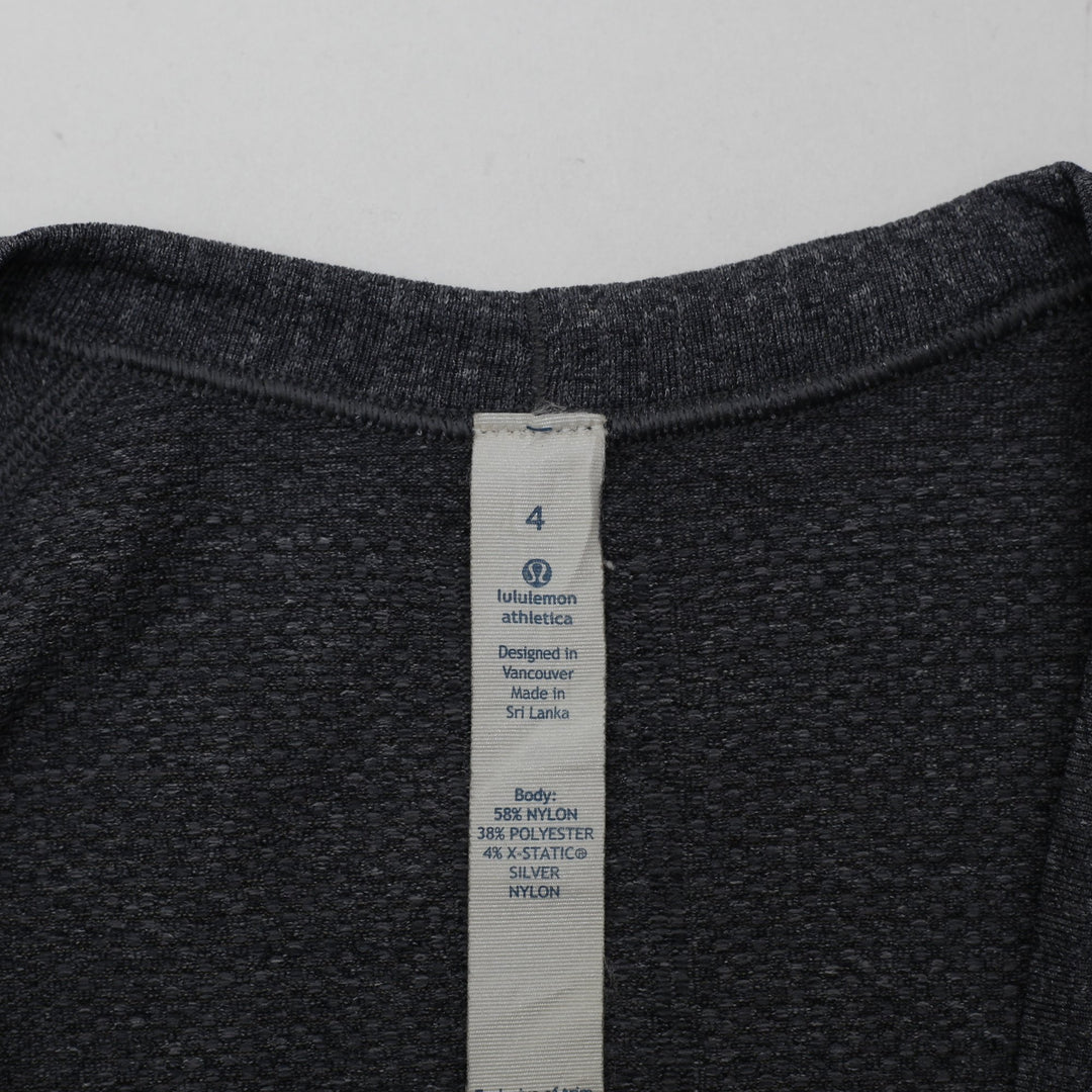 Y2K Ladies Lululemon Seamless Athletic Workout Running Tee  Size 4