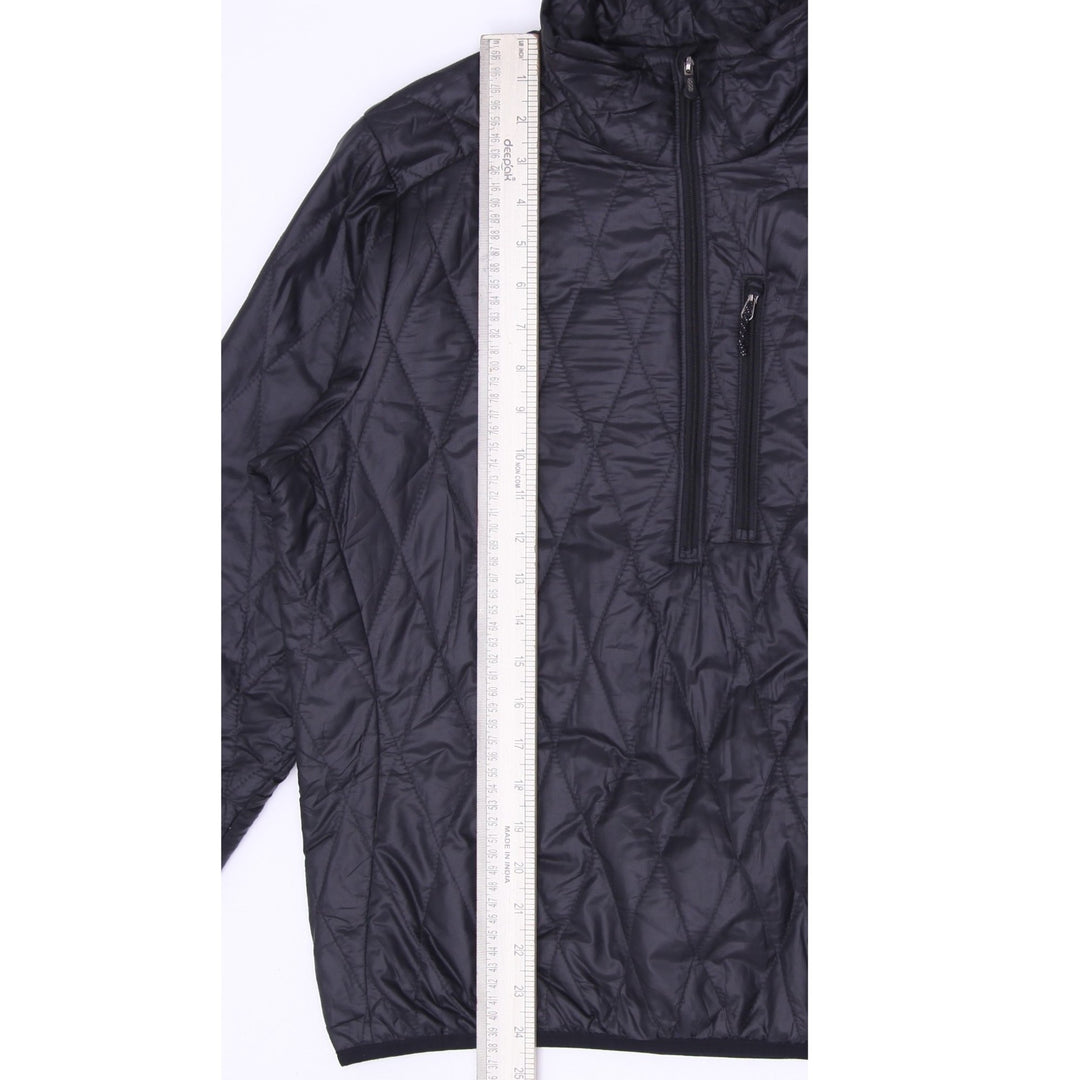 Ladies Patagonia Black Nano Puff Half-Zip Pullover Lightweight Puffer Jacket M