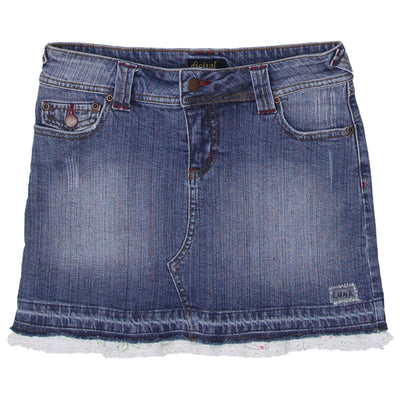 Y2K Denim Mini Skirt - Fashion Rerun Vintage Migration_Skirt