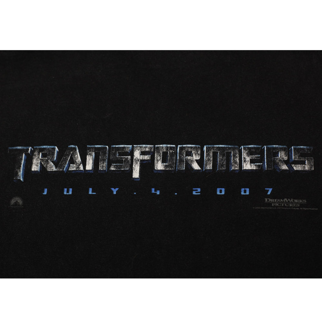 Mens Transformers Decepticon 2007  Movie T-Shirt Black Size M