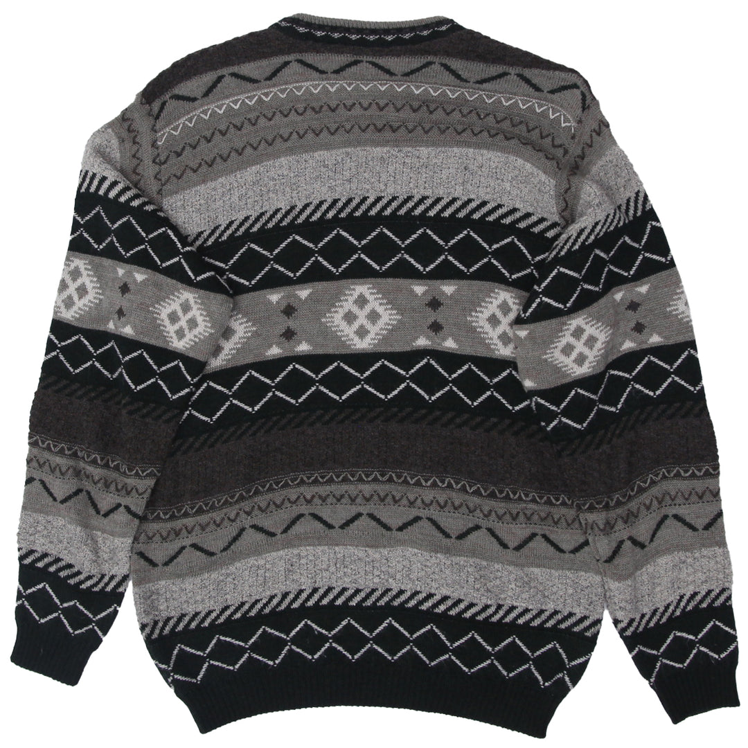 Vintage London Fog Wintery Design Knit Sweater S - Fashion Rerun Vintage Migration_Sweaters