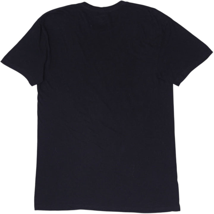 Mens Polo Ralph Lauren Black Classic Fit Crewneck T-Shirt Red Pony Hem Logo L