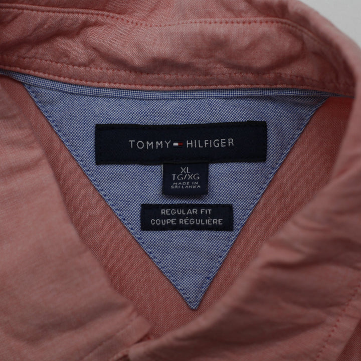 Mens Tommy Hilfiger Regular Fit Short Sleeve Shirt Size XL