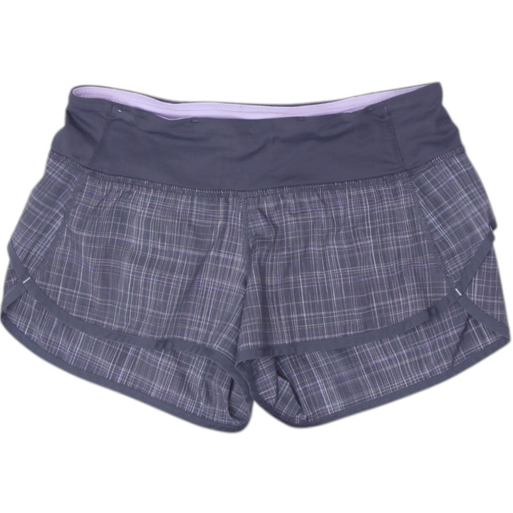 Ladies Lululemon Plaid Speed Short Size 6