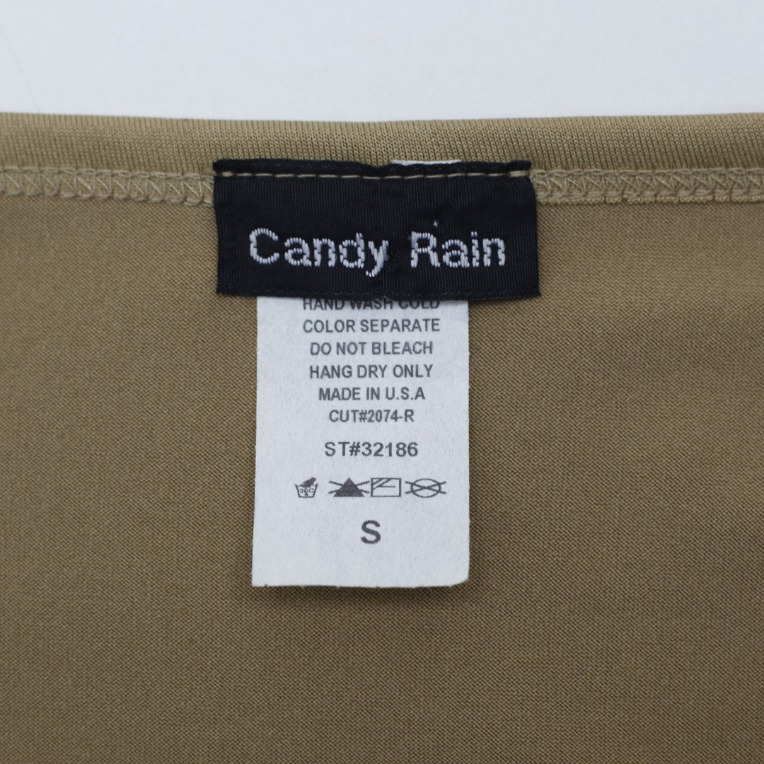 Y2K Ladies Candy Rain Bell Sleeve Top Size S Made In USA