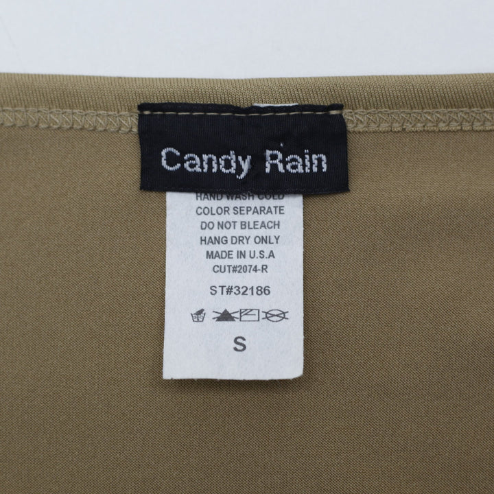 Y2K Ladies Candy Rain Bell Sleeve Top Size S Made In USA