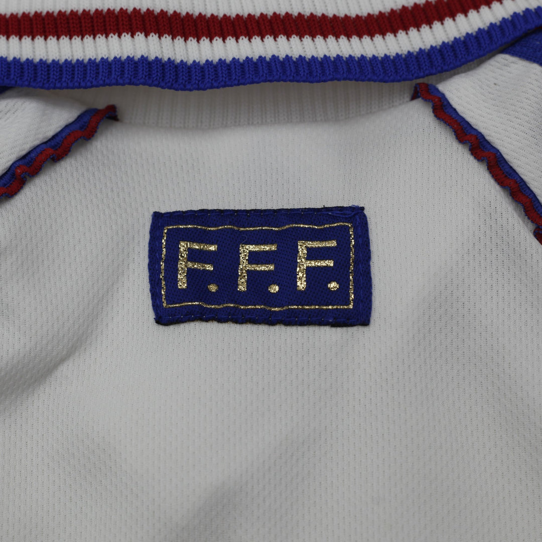 Vintage 1999-2000 Boys France Away Soccer Jersey Size 10 | Migration_Jerseys - View 8 | Fashion Rerun
