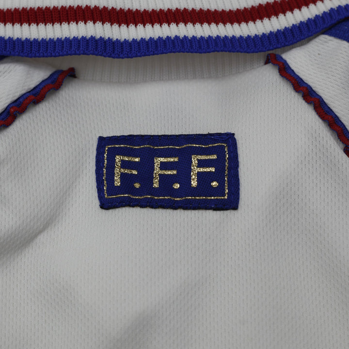 Vintage 1999-2000 Boys France Away Soccer Jersey Size 10 | Migration_Jerseys - View 8 | Fashion Rerun