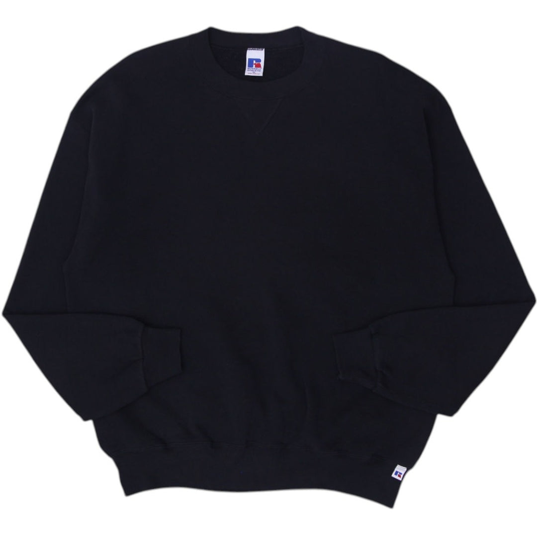 Vintage Russell Athletic Sweatshirt Black Crew Neck Size XL | Migration_Sweatshirts | Fashion Rerun