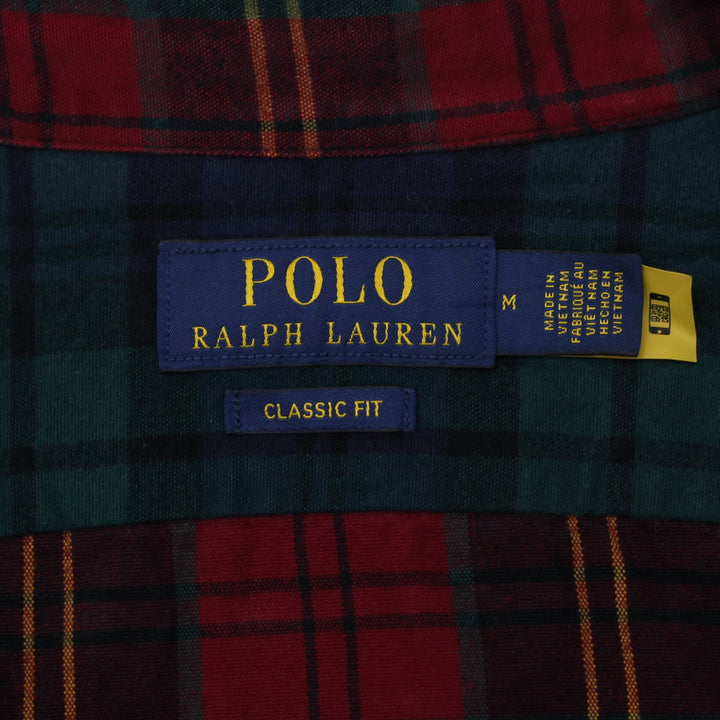 Mens Polo Ralph Lauren Flannel Classic Fit Long Sleeve Shirt