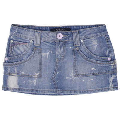 Y2K Denim Mini Skirt - Fashion Rerun Vintage Migration_Skirt