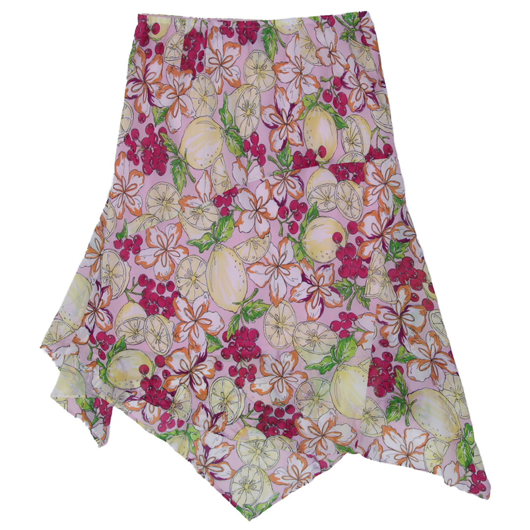 Y2K Ladies Lane Bryant Fruit Hanky Skirt