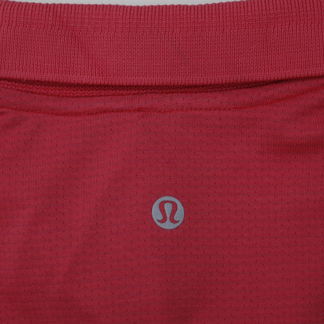 Ladies Lululemon Swiftly Tech Short Sleeve Polo Shirt Cropped Size 6