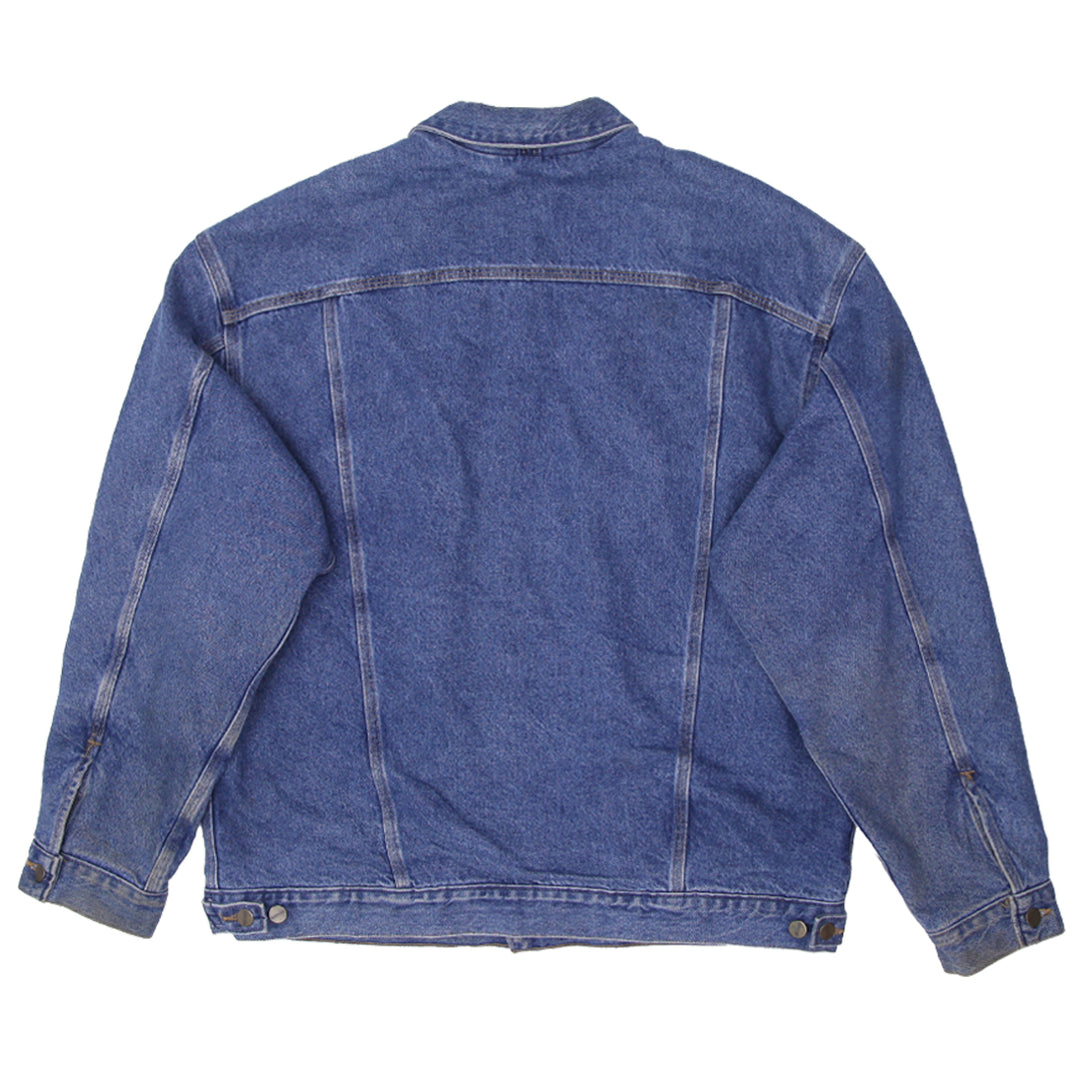 Vintage Carhartt J11 DST Blanket Lined Denim Workwear Jacket Made in U