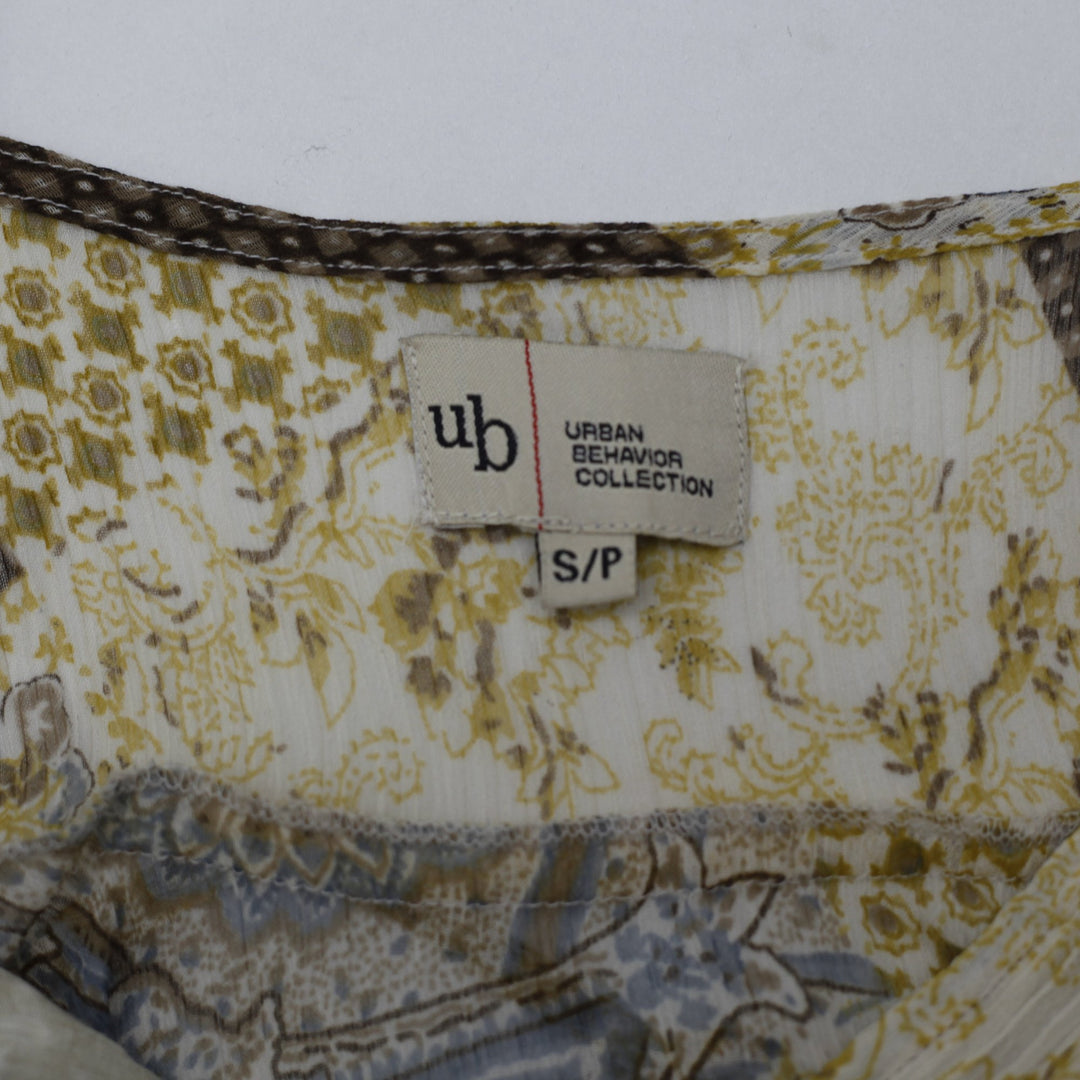 Y2K Ladies Urban Behavior Handkerchief Hem Strappy Top Size S