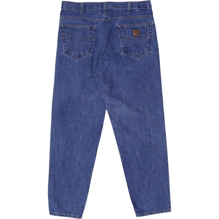 Mens Carhartt B17-DST Blue Denim Straight Fit Workwear Jeans Size 36x30 | Migration_Jeans WW Collection - Sid | Fashion Rerun