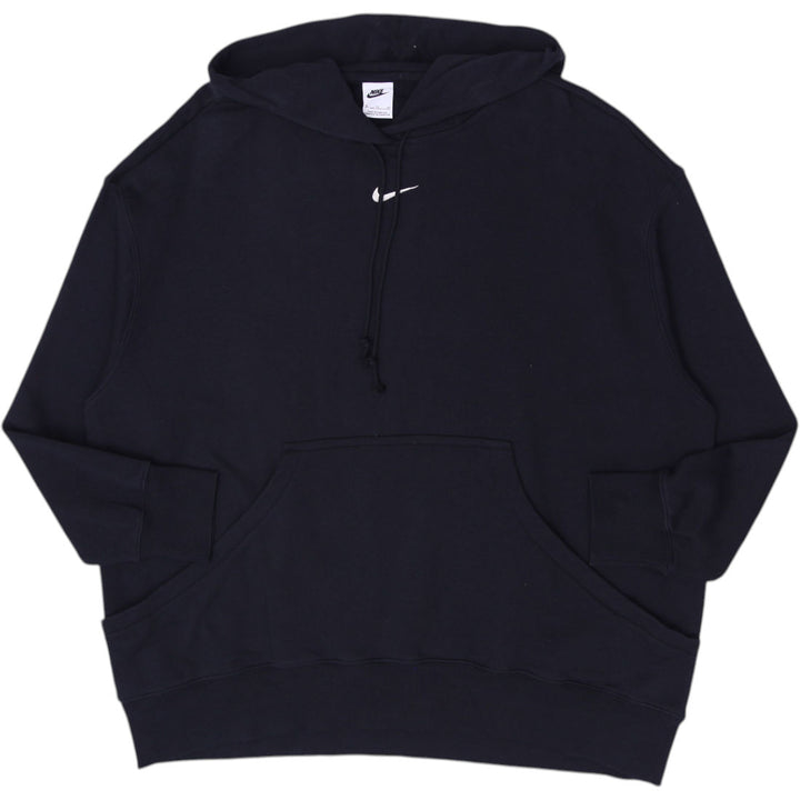 Mens Nike Hoodie Black Embroidered Center Swoosh Size XL