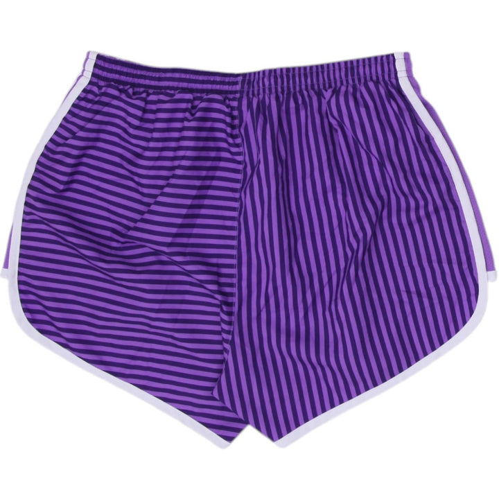 Ladies Nike Dri-FIT Striped Sportwear Shorts Size M | Migration_Shorts - Side View | Fashion Rerun