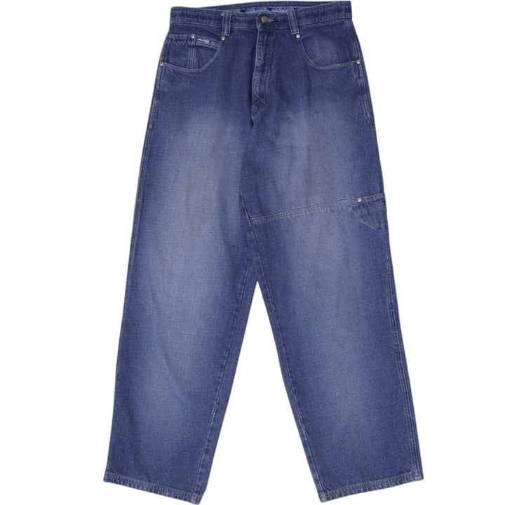 Y2K Mens Pelle Pelle Jeans Blue Denim Straight Fit