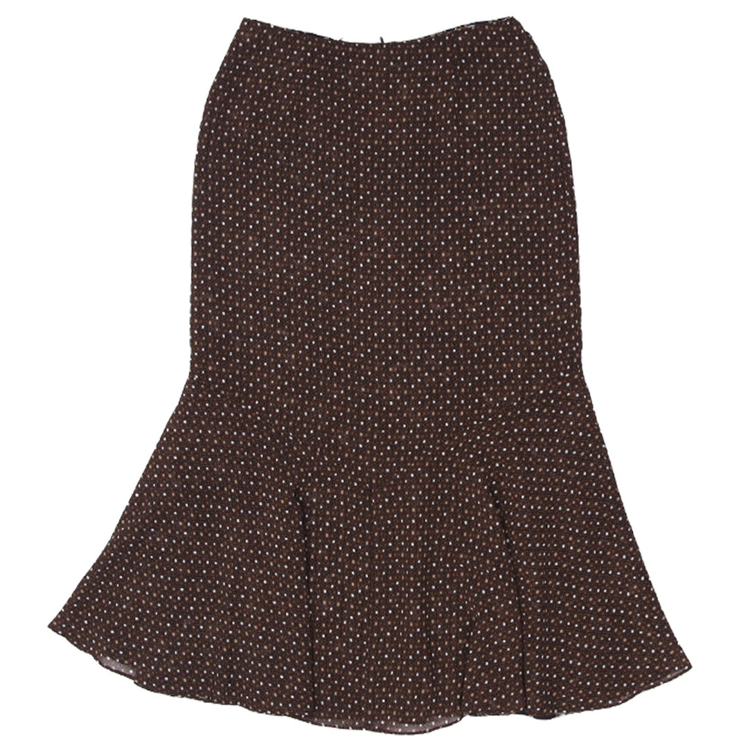 Y2K Ladies Printed Reversible Long Skirt