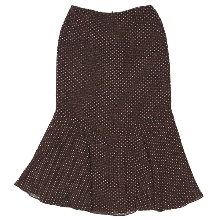 Y2K Ladies Printed Reversible Long Skirt