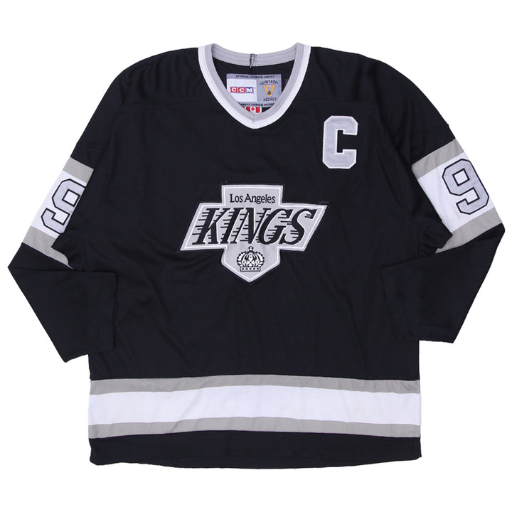 Vintage CCM NHL Los Angeles Kings Gretzy 99 Hockey Jersey - Fashion Rerun Vintage Migration_Jersey